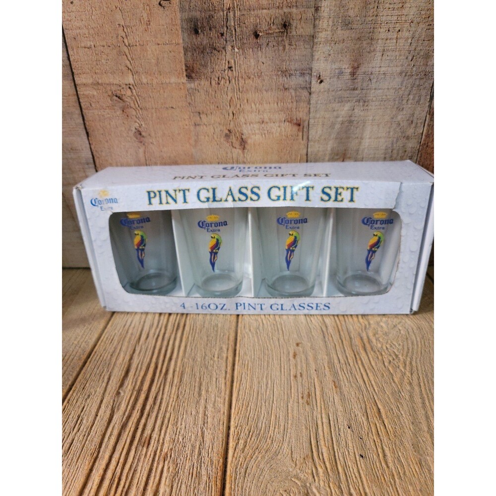 Corona Extra Pint Glass Set BNIB